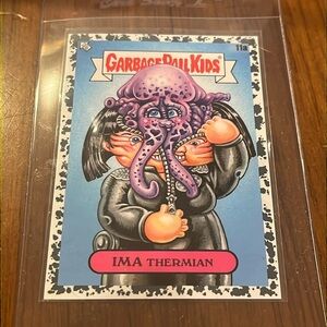 Garbage Pail Kids Intergoolactic Sticker Card 11a Ima Thermian black 58/199